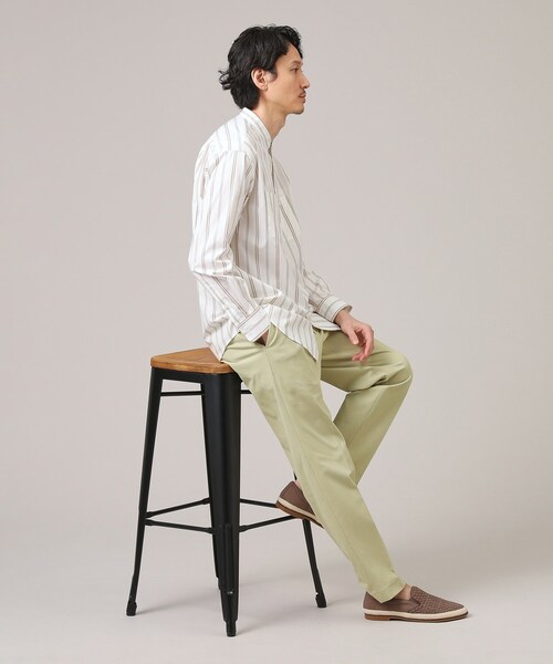 たけおS TAKEO KIKUCHI スラックス 「Sサイズ〜」トリコットメッシュ
