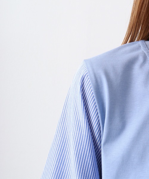 EGLANTINE tシャツ Eglantine 袖ハシゴレースCS レディース