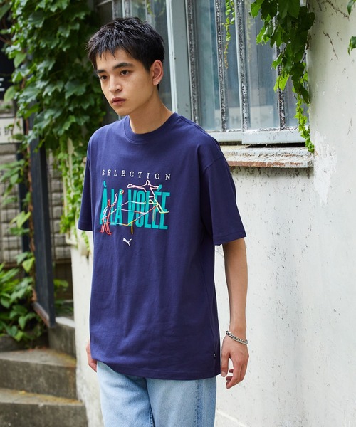 PUMA tシャツ PUMA/プーマ ア ラ ヴォレ グラフィック 半袖 T