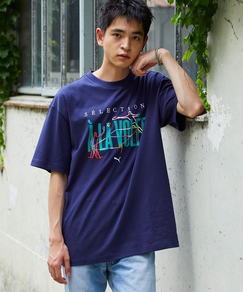 PUMA tシャツ PUMA/プーマ ア ラ ヴォレ グラフィック 半袖 T