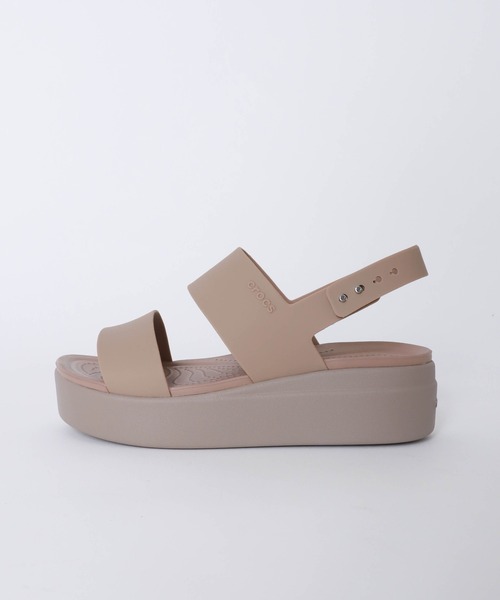 [CROCS] BROOKLYN BUCKLE LOWWDG 女性用サンダル crocs クロックス サンダル CROCS ブルックリンロウ ウェッジ
