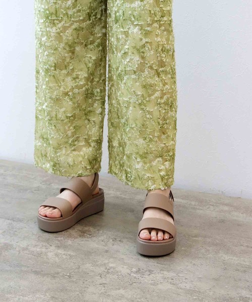 【CROCS】クロックス Brooklyn スライドヒルサンダル★人気 セール】crocs クロックス BROOKLYN FROSTED SLIDE HEEL W