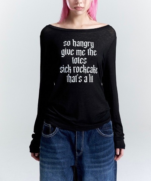 ROCKCAKE tシャツ 「ROCKCAKE」Funk Mesh Top レディース