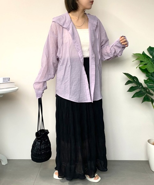 ブラウス シャツ フードブラウス レディース PINK HOUSE ブラウス シャツ フード付きブラウス レディース