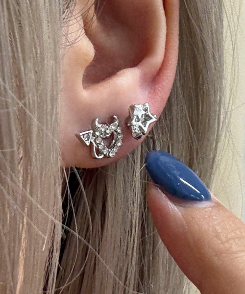 【NEW】♥ピアスセット WEGO ピアス WEGO/「4点セット」ミニピアス レディース