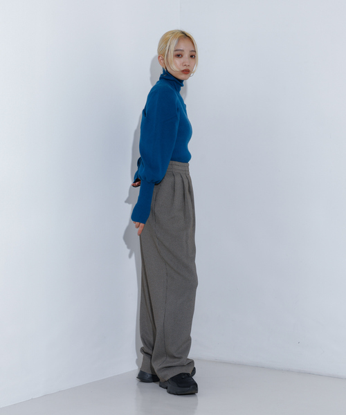 NOMINE（ノミネ） スラックス パンツ 「セットアップ着用可」チェック