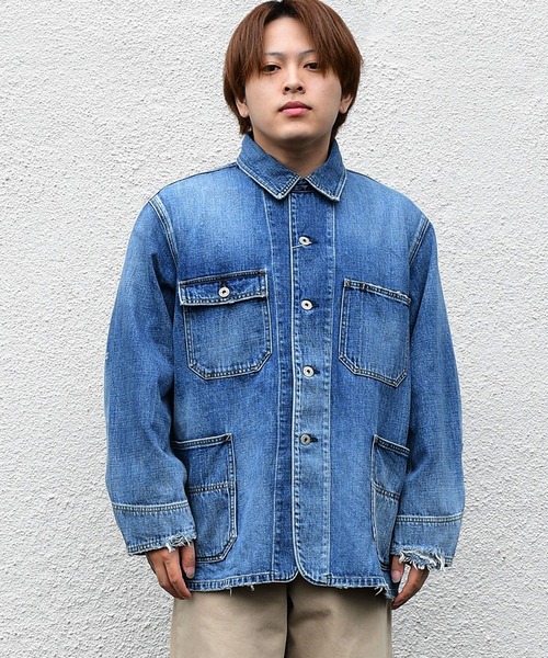 Johnbull デニムジャケット gジャン 12.5オンスデニムサック