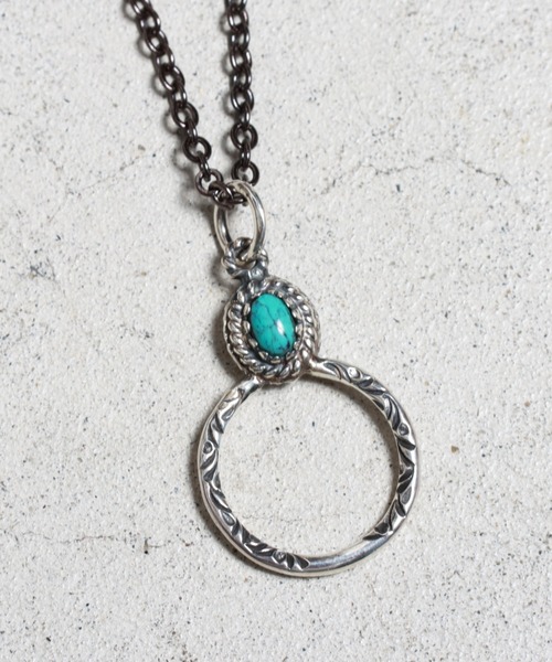 VIVIFY Stone Setting Necklace オニキス ネックレス Black Onyx Silver Gothic Pendant Necklace, 925 Sterling