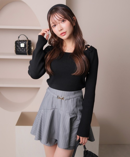 【関税込み】Rabanne ショートパンツ & スカート miniministore キュロットショートパンツラップスカート風