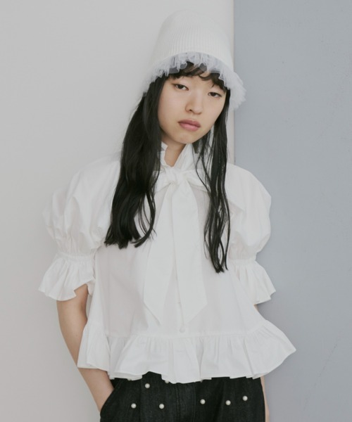 PERNA（ペルナ）の「フリルリボンベスト（ベスト）」 - WEAR