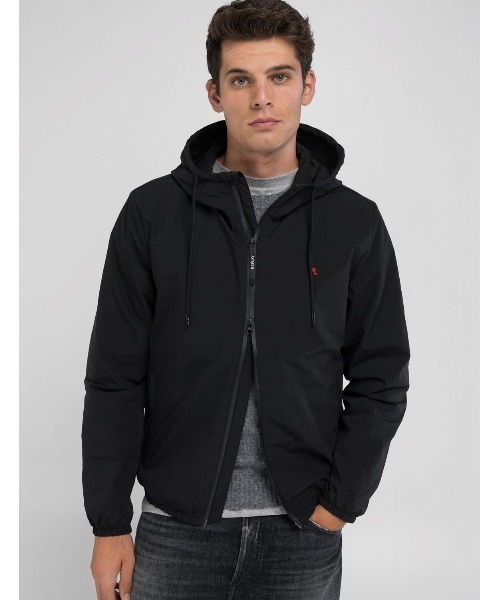 REPLAY（リプレイ） ナイロンジャケット マイクロポリ フーディー