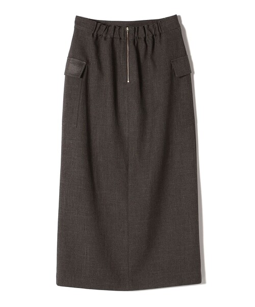 SHIPS（シップス） スカート 「手洗い可能」シャーク ツイード