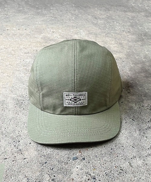 Well-Tailored キャップ 帽子 ネイティブ柄 リップストップ キャンプ
