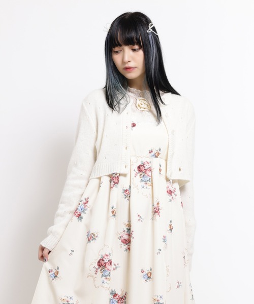 カーディガン Rose bed カーディガン レディース