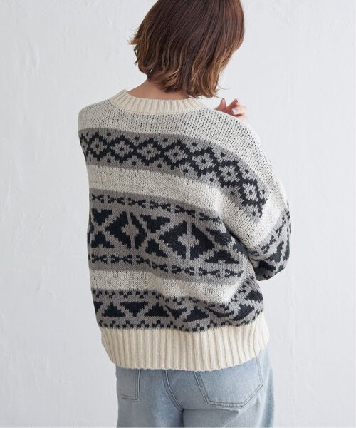notch. ニット セーター ノルディック柄ニット レディース : ZOZOTOWN