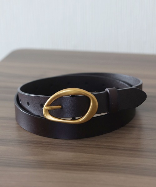 florist（フローリスト） ベルト 「牛革」ヘンケイリングバックル細め