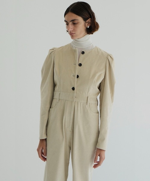 サロペット・オーバーオール・オールインワン clane CORDUROY JUMPSUIT CLANE（クラネ） オールインワン CORDUROY JUMPSUIT レディース