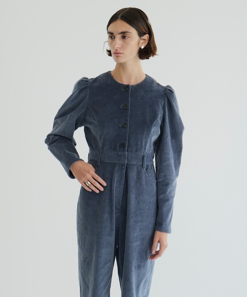 サロペット・オーバーオール・オールインワン CLANE CORDUROY JUMPSUIT size2 CLANE（クラネ） オールインワン CORDUROY JUMPSUIT レディース