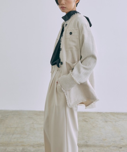 EN NEUME パンツ Color Semi-Wide Trousers レディース : ZOZOTOWN