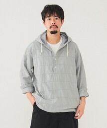 シャツ パッチワーク ヘリンボーン フードシャツ メンズ｜ZOZOTOWN Yahoo!店