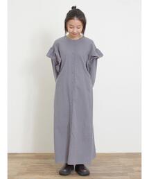 #新品SM2　半袖 シャツワンピース フリル裾　黒　Freesize 新品SM2 半袖 シャツワンピース フリル裾 黒 Freesize - メルカリ