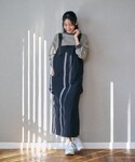 ジャンパースカート 「C.mt」裏フリースエプ...の詳細画像2