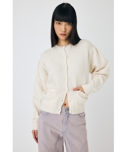 カーディガン BUTTON UP ニットカーディガン レディース MOUSSY カーディガン BUTTON UP ニットカーディガン レディース