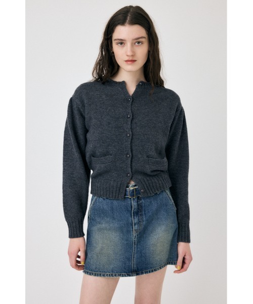 【新品未使用】moussy  BUTTON UP B／N セーター　ニット MOUSSY | BUTTON UP ニットカーディガン (カーディガン ) |SHEL'TTER