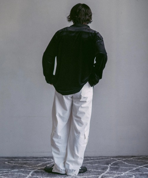 Nylon Tuck Cargo Pants / ナイロンタックカーゴパンツ INTER FACTORY パンツ 2/9号室（かおこ＆ひろと） - Nylon Tuck