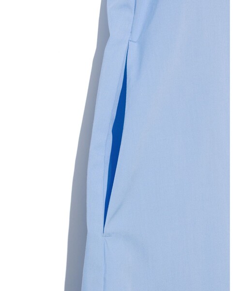 ブラウス シャツ MIDIUMISOLID for Ladies バックスリットボリュームスリーブチュニック レディース MIDIUMISOLID ブラウス シャツ for Ladies バックスリット