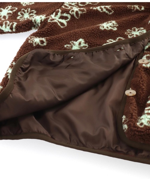 「anap mimpi」 ノーカラージャケット FREE ブラウン レディース_画像7