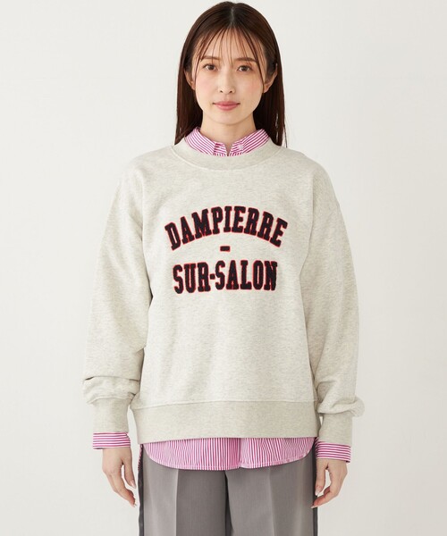 トレーナー スウェット SHIPS Colors:サガラ刺繍 スウェット レディース SHIPS Colors トレーナー スウェット Colors:サガラ刺繍