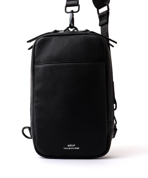 waku（ワク） ウエストポーチ 「waku/ワク」レザーボディバッグ WK