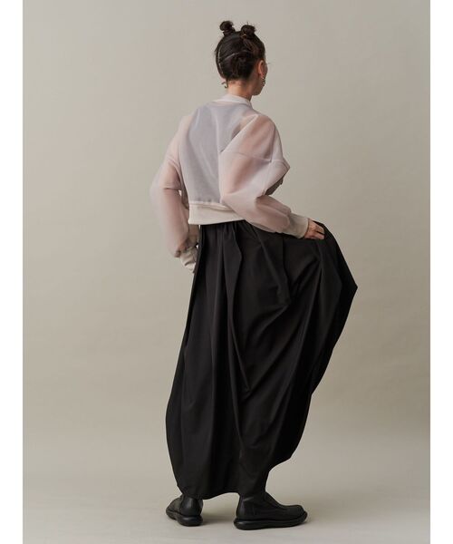 UN3D. ワンピース CURVE LINE TUCK SLEEVELESS OP / カーブ