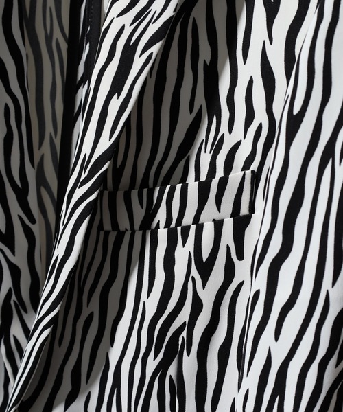 REGIEVO（レジエボ） ジャケット テーラードジャケット Zebra print