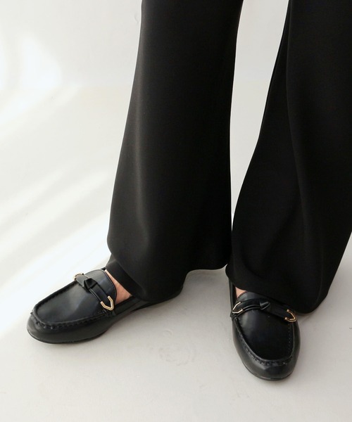 Fin（フィン） デッキシューズ モカシン リボンモカシン「低反発