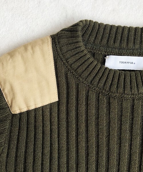 「TODAYFUL」 ニットワンピース 38inch キナリ レディース_画像5