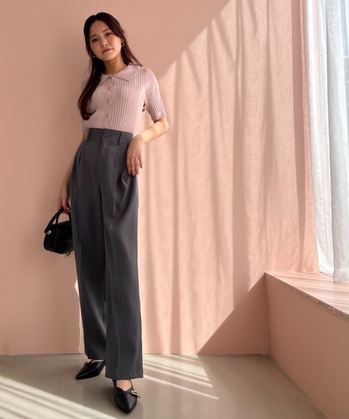 MISCH MASCH ニット セーター WEB限定 2025春夏新作 衿付き
