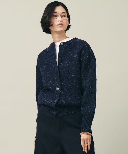 Curensology（カレンソロジー） ニットカーディガン FREE ネイビー