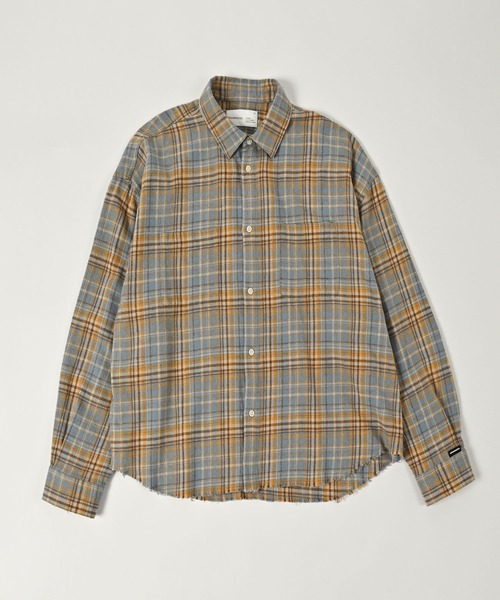 ブラウス シャツ 「ADAMPATEK/アダムパテック」check looose shirt（チェックルーズシャツ） レディース メンズ