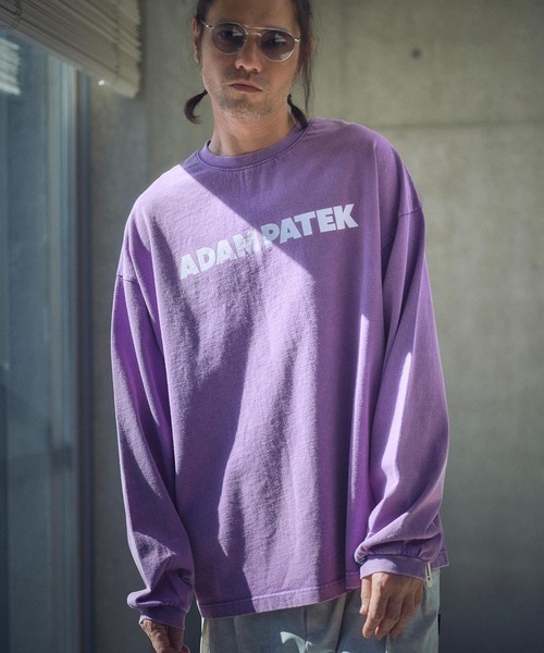 tシャツ ADAMPATEK/basic logo long sleeve T/ロゴロングスリーブTシャツ(AP2514015) レディース メンズ ADAM PATEK tシャツ ADAMPATEK/basic logo long sleeve T/ロゴ