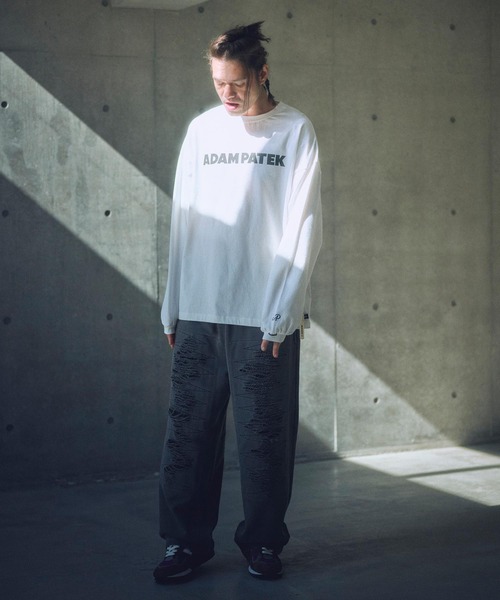 tシャツ ADAMPATEK/basic logo long sleeve T/ロゴロングスリーブTシャツ(AP2514015) レディース メンズ ADAM PATEK tシャツ ADAMPATEK/basic logo long sleeve T/ロゴ