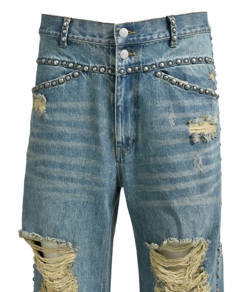 BREATH ジーンズ 「BREATH / ブレス」SUICIDE STUDS WIDE DENIM
