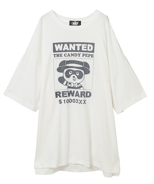 tシャツ WANTED PEPE BIG BIG Tシャツ レディース メンズ セール】WANTED PEPE BIG BIG Tシャツ（Tシャツ/カットソー