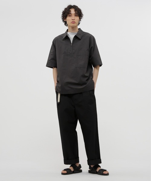 上品な POPLIN COTTON COMPACT FINE パンツ MHL. メンズ ZOZOTOWN : パンツ
