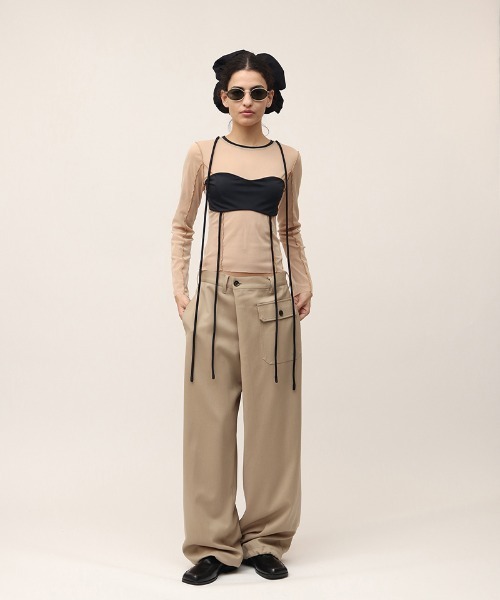 パンツ 「leinwande」Work Wrapped Trousers レディースの画像