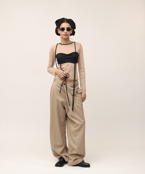 パンツ 「leinwande」Work Wrapped Trousers レディースの画像