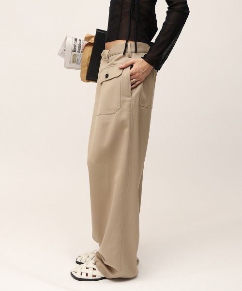 パンツ 「leinwande」Work Wrapped Trousers レディースの画像