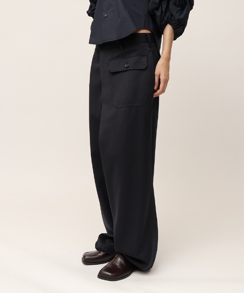 パンツ 「leinwande」Work Wrapped Trousers レディースの画像