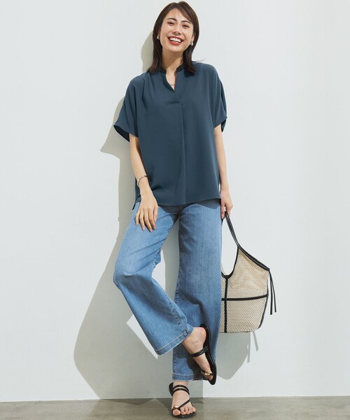 tシャツ 「吸水速乾/UVカット/接触冷感」ストレッチジョーゼット